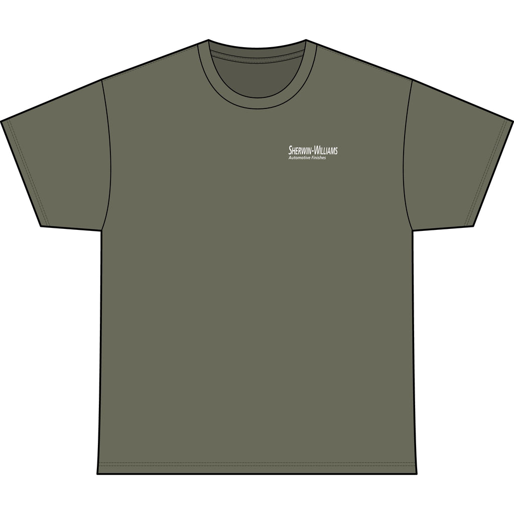 Sherwin Williams and VersaHyde Logo Performance Tee — Front & Back Design