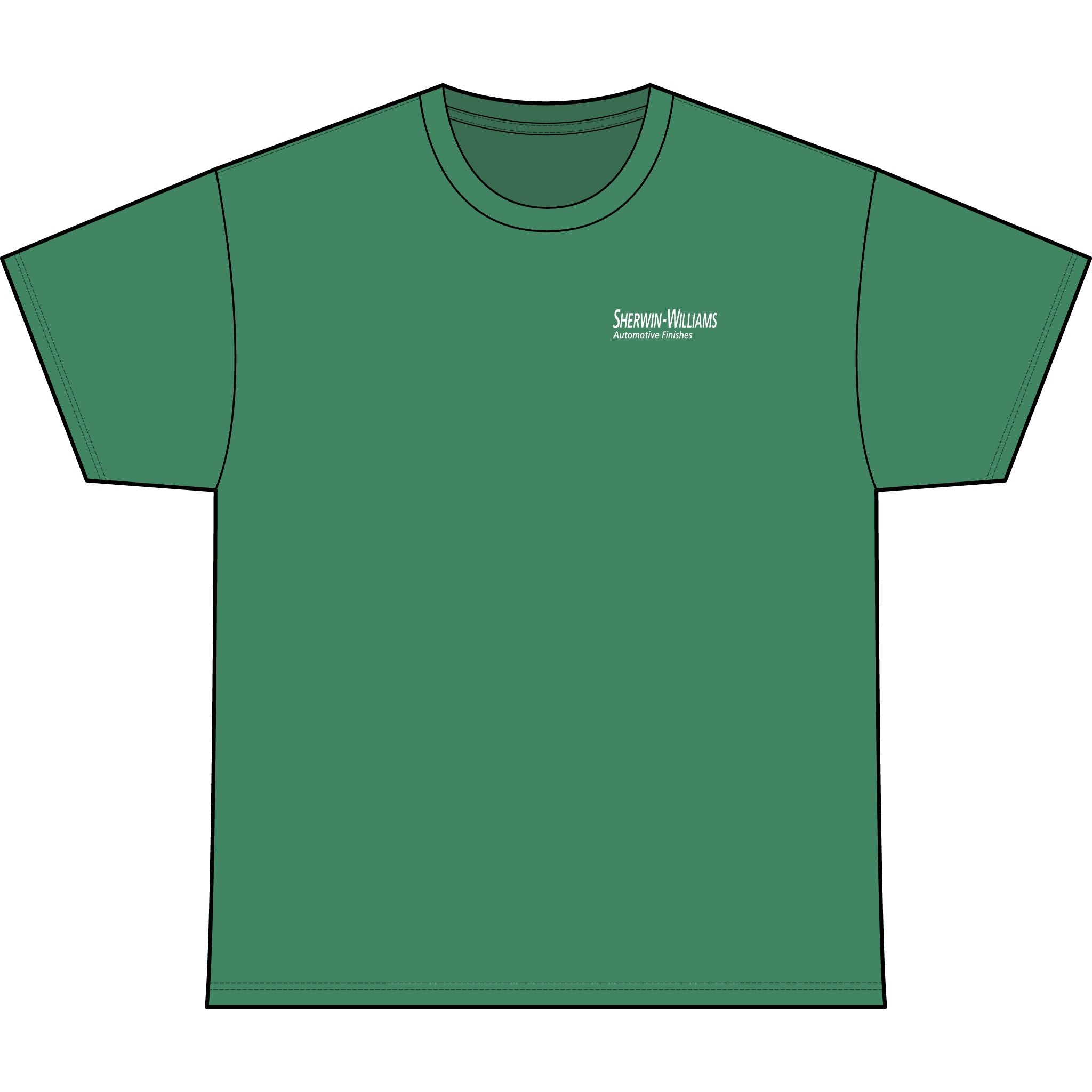 Sherwin Williams and VersaHyde Logo Performance Tee — Front & Back Design