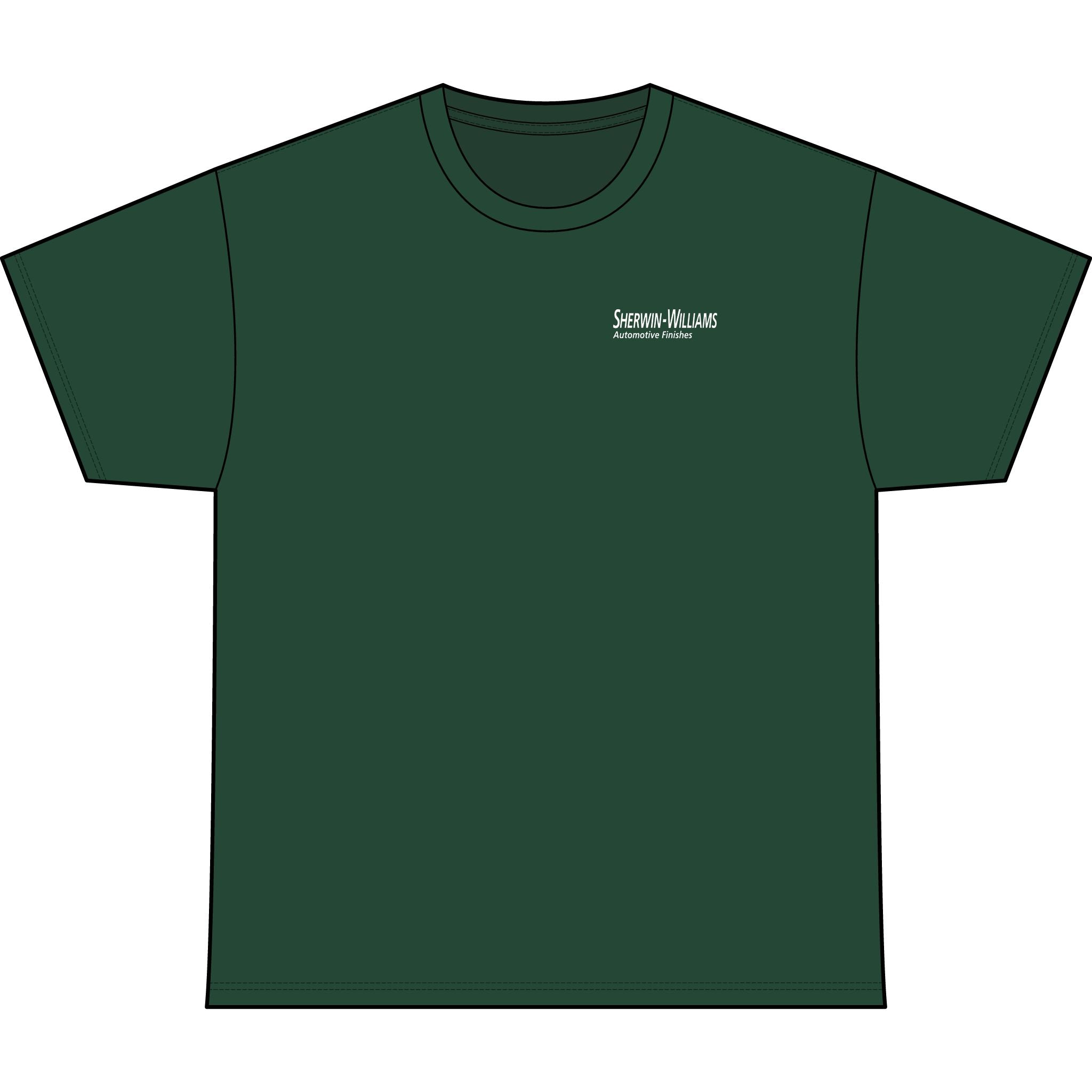 Sherwin Williams and VersaHyde Logo Performance Tee — Front & Back Design