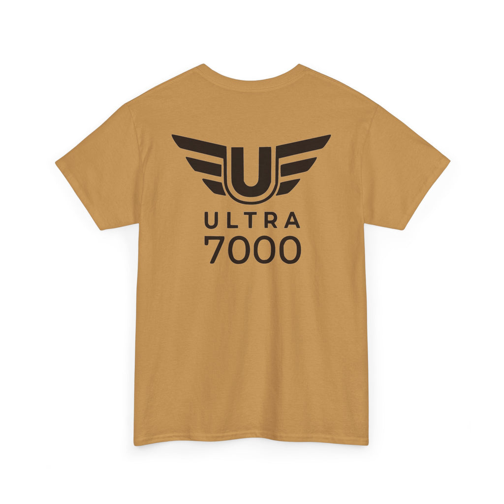 SW_Ultra 7000 Logo Tee - Front and Back Print Black Font - 100% Cotton