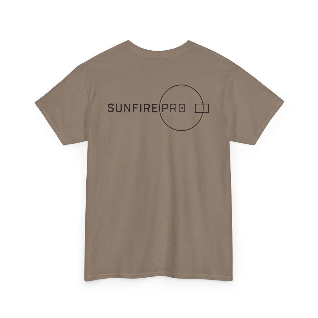 SW_SUNFIRE PRO Logo Tee - Front and Back Print Black Font - 100% Cotton