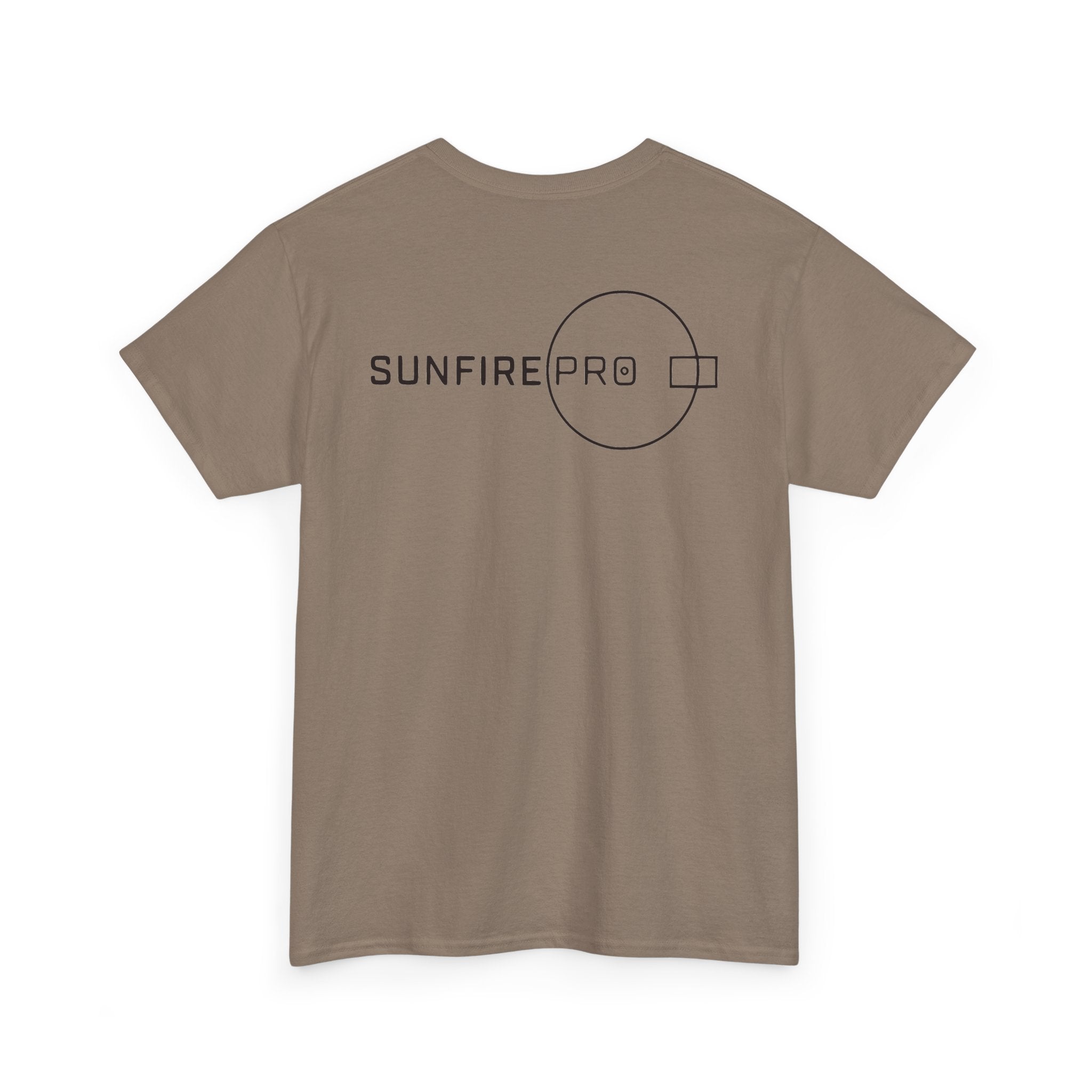 SW_SUNFIRE PRO Logo Tee - Front and Back Print Black Font - 100% Cotton