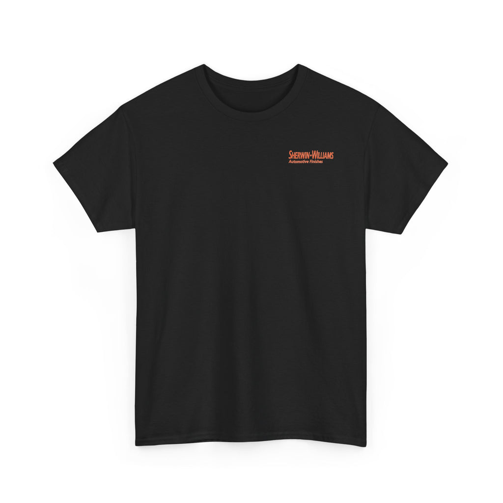SW_SUNFIRE PRO Logo Tee - Front and Back Print Orange Font - 100% Cotton