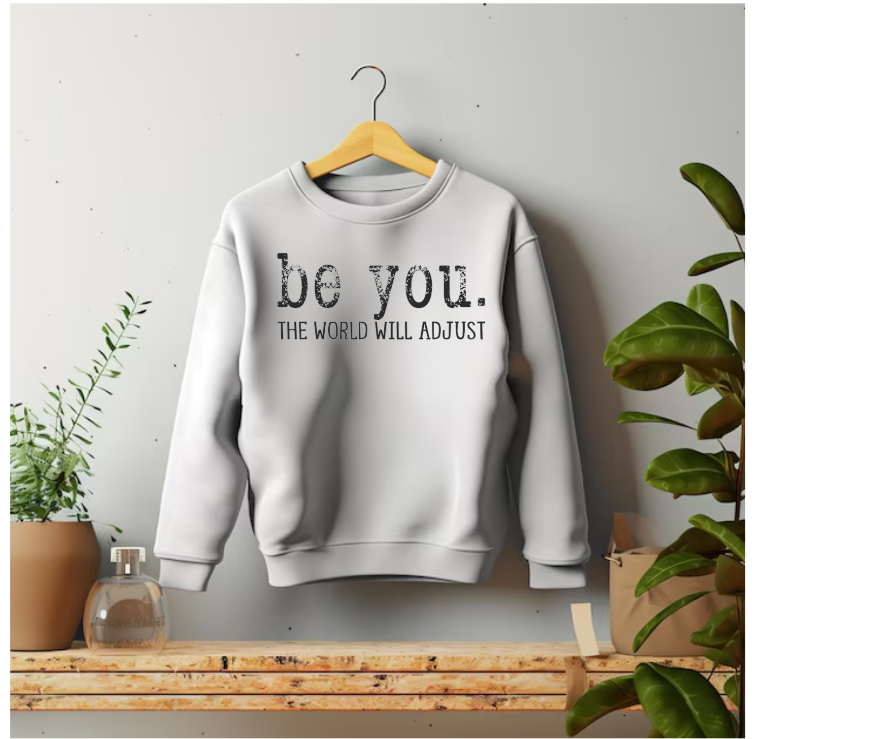 Live Love & BE YOU Crewneck Sweatshirt — Inspirational and Stylish Apparel for Everyday Comfort