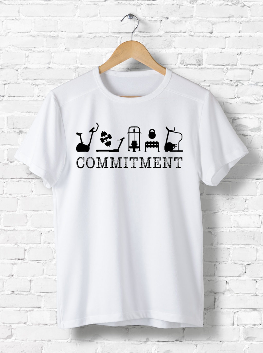 New You! Healthy you! Fit you! Commitment to Exercise Unisex Cotton T-shirt, Fitness Tee, Workout Shirt, Gym Top, Healthy Lifestyle Apparel