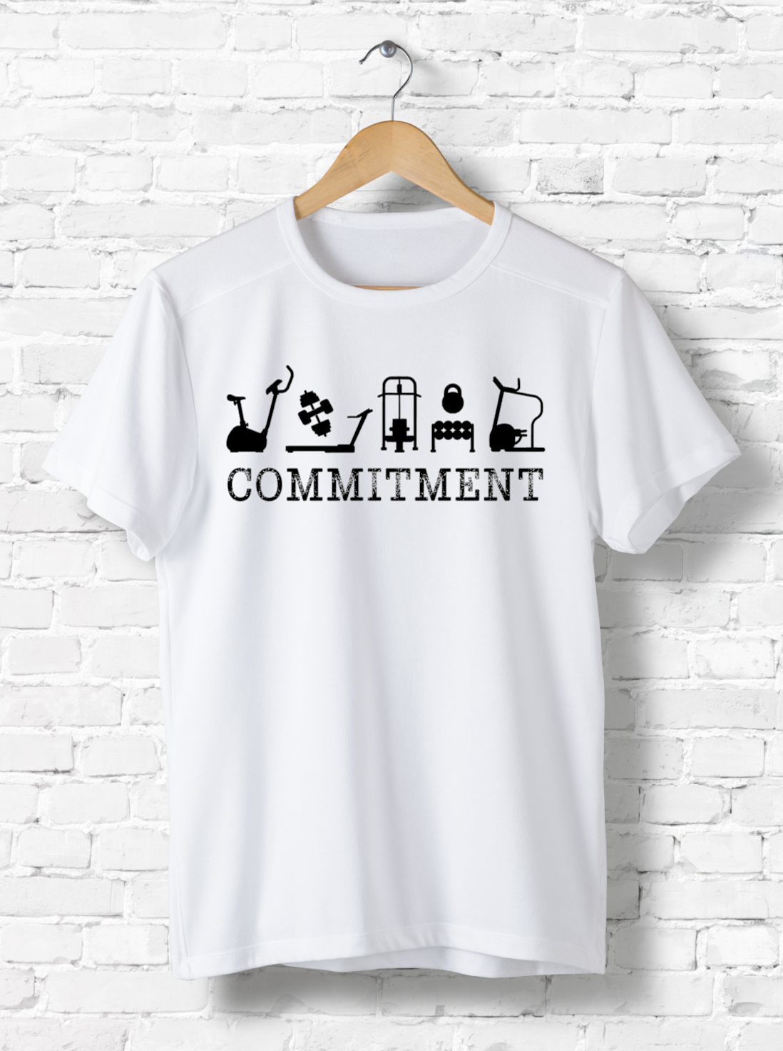 New You! Healthy you! Fit you! Commitment to Exercise Unisex Cotton T-shirt, Fitness Tee, Workout Shirt, Gym Top, Healthy Lifestyle Apparel