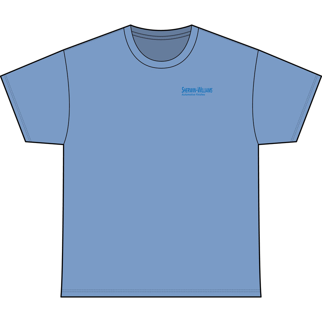 SW_Ultra BC8 Logo Performance Tee — Front & Back Design - Blue Font