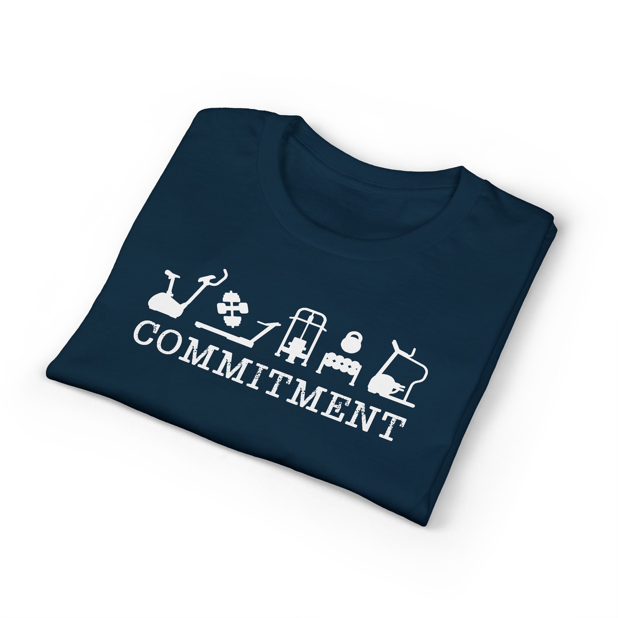 New You! Healthy you! Fit you! Commitment to Exercise Unisex Cotton T-shirt, Fitness Tee, Workout Shirt, Gym Top, Healthy Lifestyle Apparel