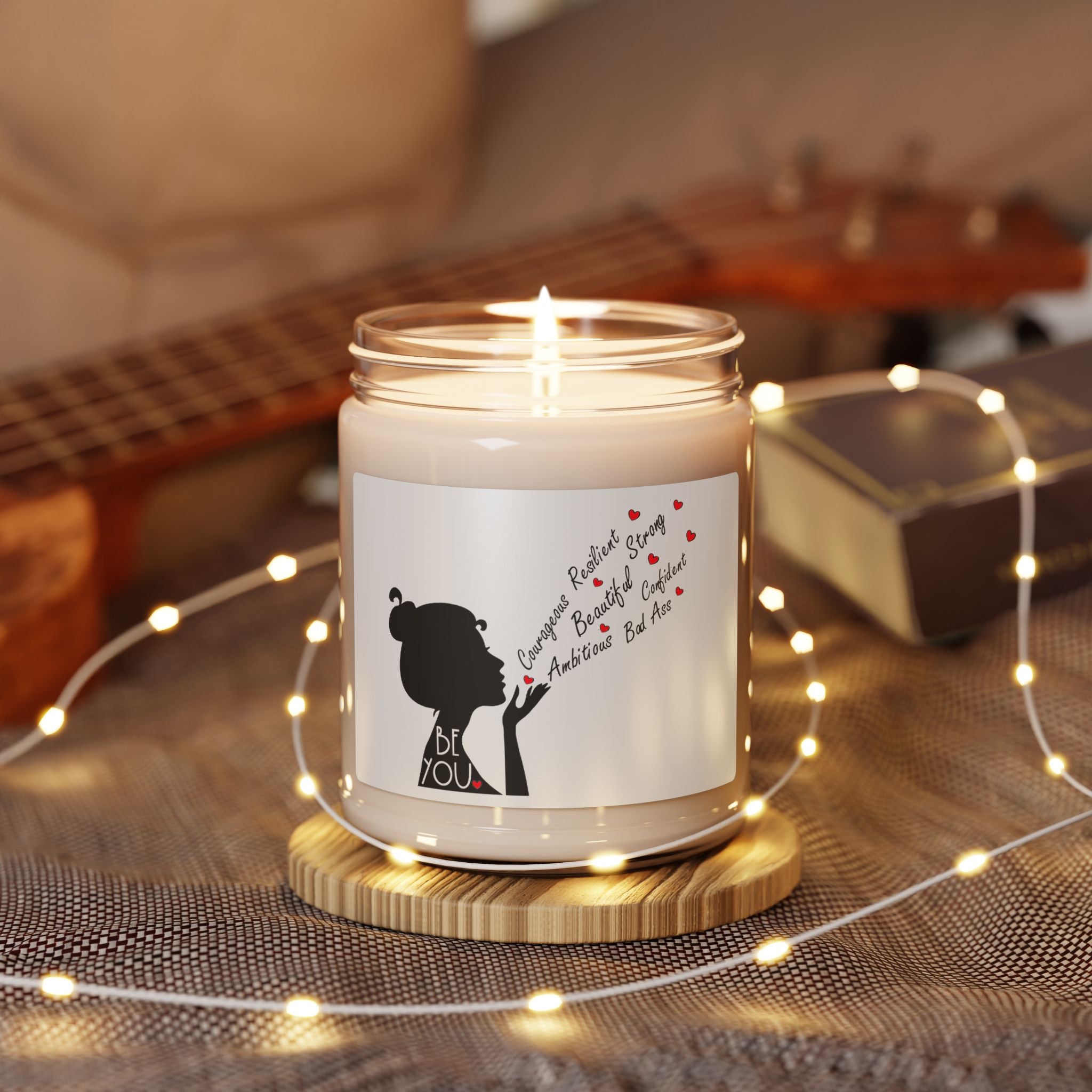 BE YOU Confident Woman Scented Soy Candle — 9oz - Silhouette Design Series