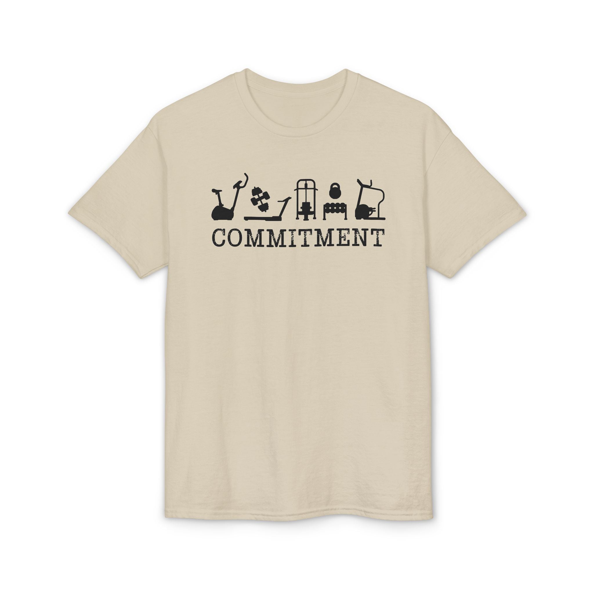 New You! Healthy you! Fit you! Commitment to Exercise Unisex Cotton T-shirt, Fitness Tee, Workout Shirt, Gym Top, Healthy Lifestyle Apparel