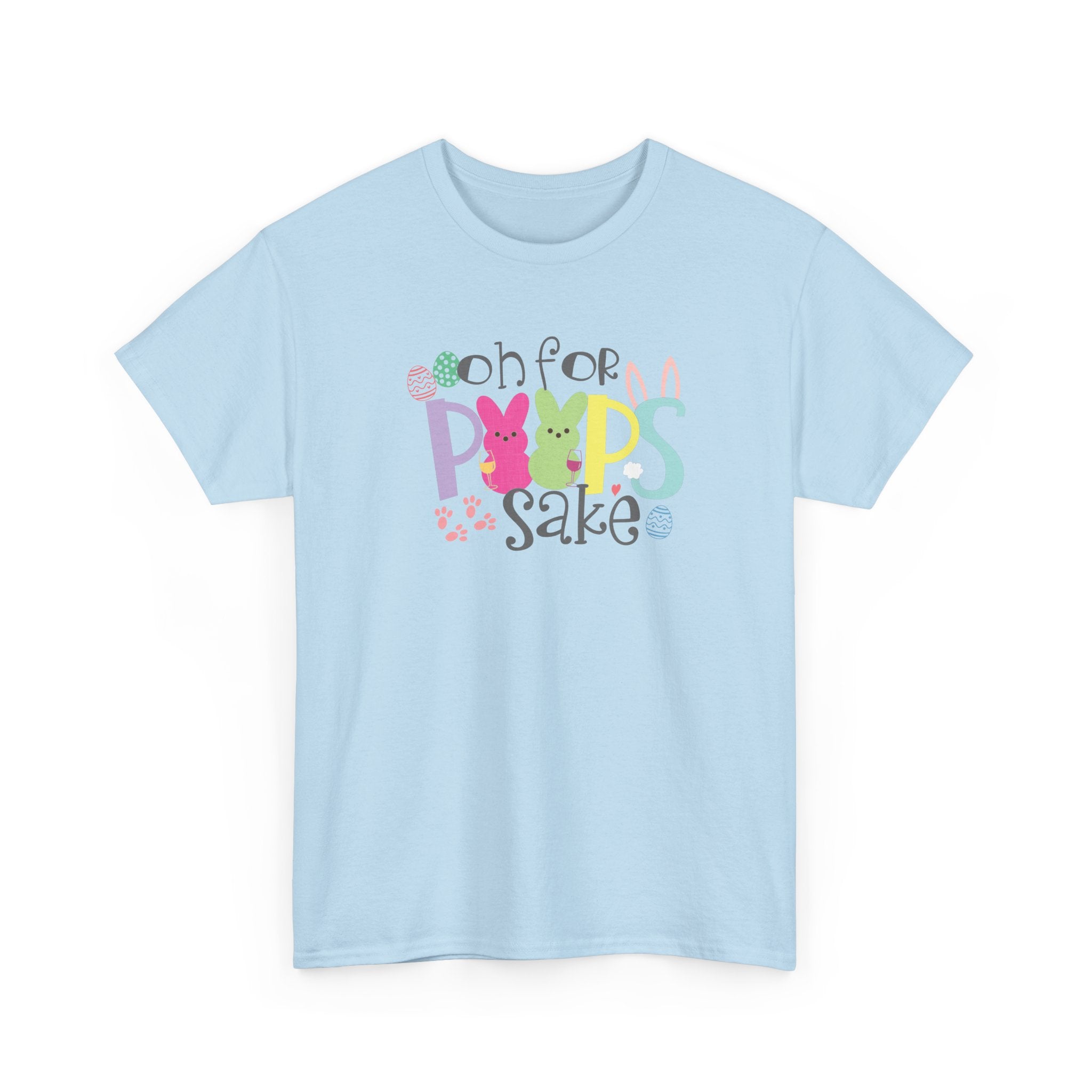 Cute Easter Vibes Tee, Funny Peeps Saying Shirt, Festive Egg Hunt Apparel, Oh for Peeps Sake, Easter Bunny Fun and Sassy, Holiday attire