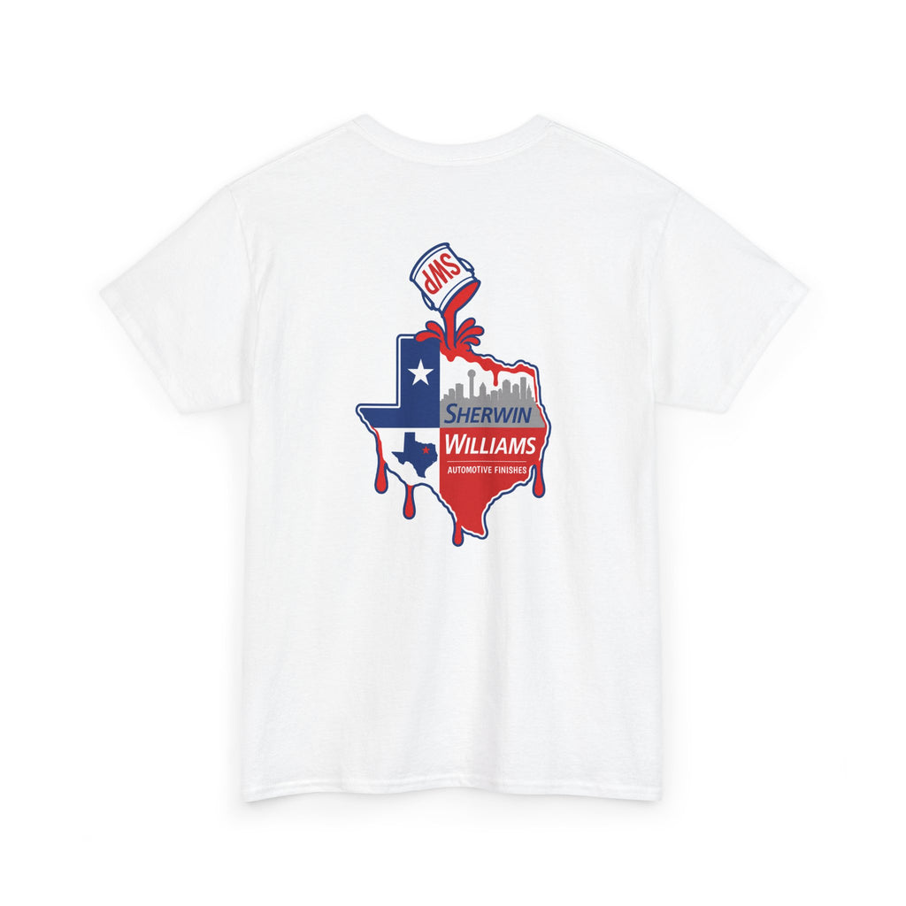 SW Cover Texas Design - T-Shirt — Paint Inspired Front & Back Design - 100% Cotton Tee
