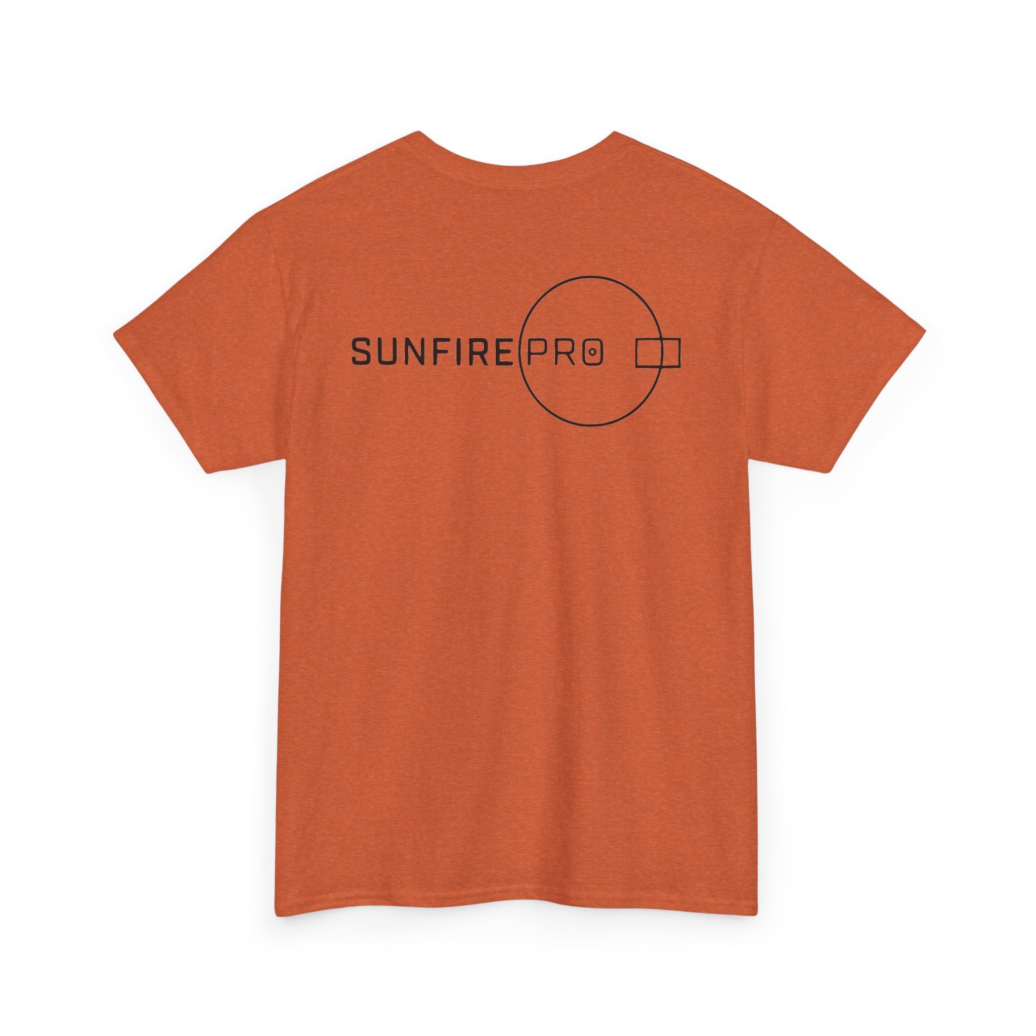 SW_SUNFIRE PRO Logo Tee - Front and Back Print Black Font - 100% Cotton