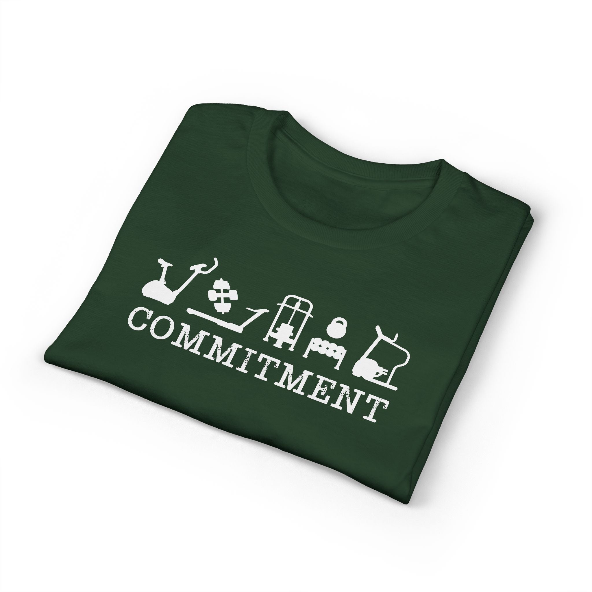 New You! Healthy you! Fit you! Commitment to Exercise Unisex Cotton T-shirt, Fitness Tee, Workout Shirt, Gym Top, Healthy Lifestyle Apparel
