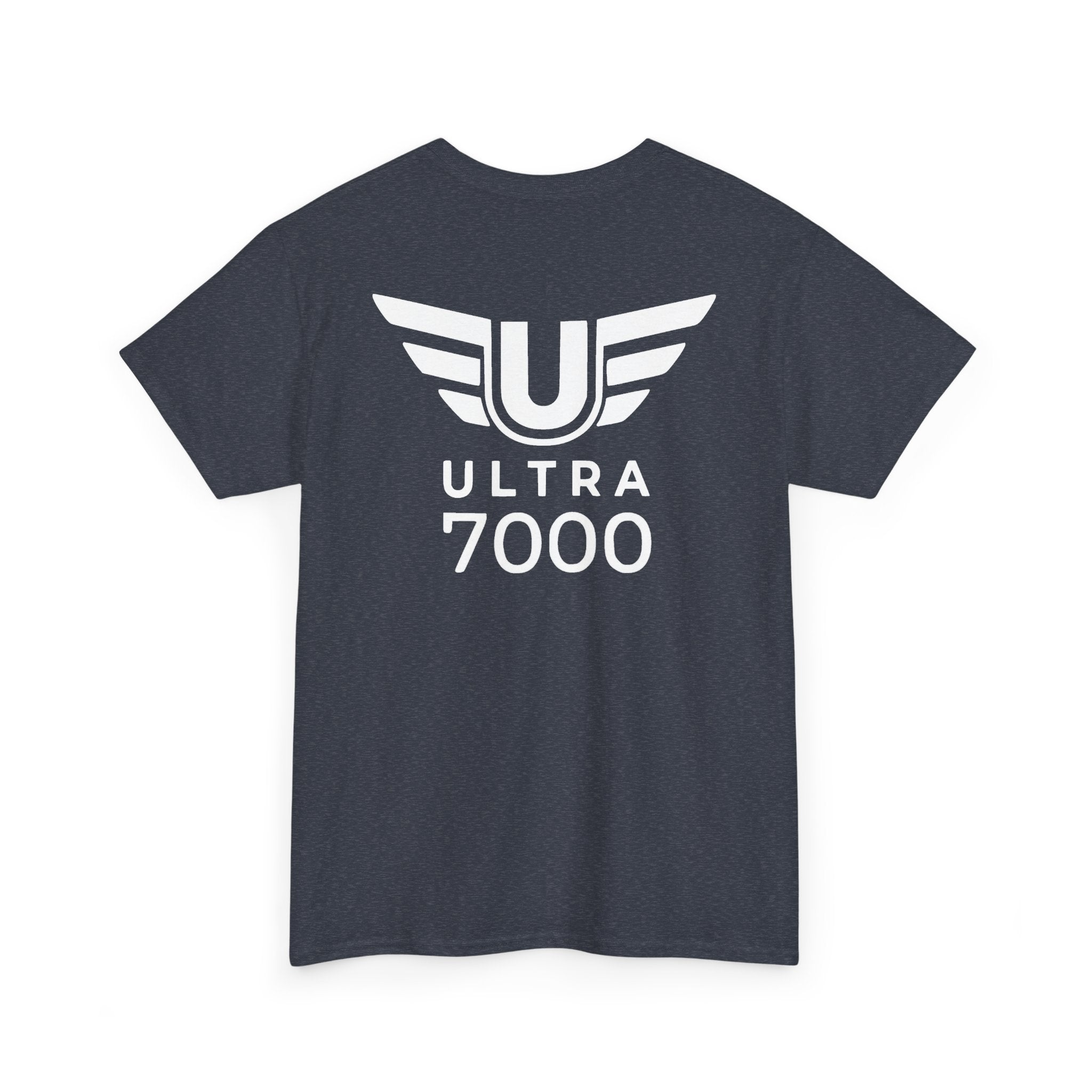 SW_Ultra 7000 Logo Tee - Front and Back Print - White Font - 100% Cotton