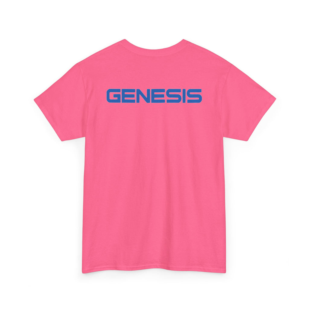 SW_Genesis Logo Tee - Front and Back Print Blue Font - 100% Cotton