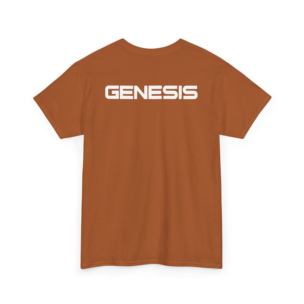 SW_Genesis Logo Tee - Front and Back Print - White Font - 100% Cotton