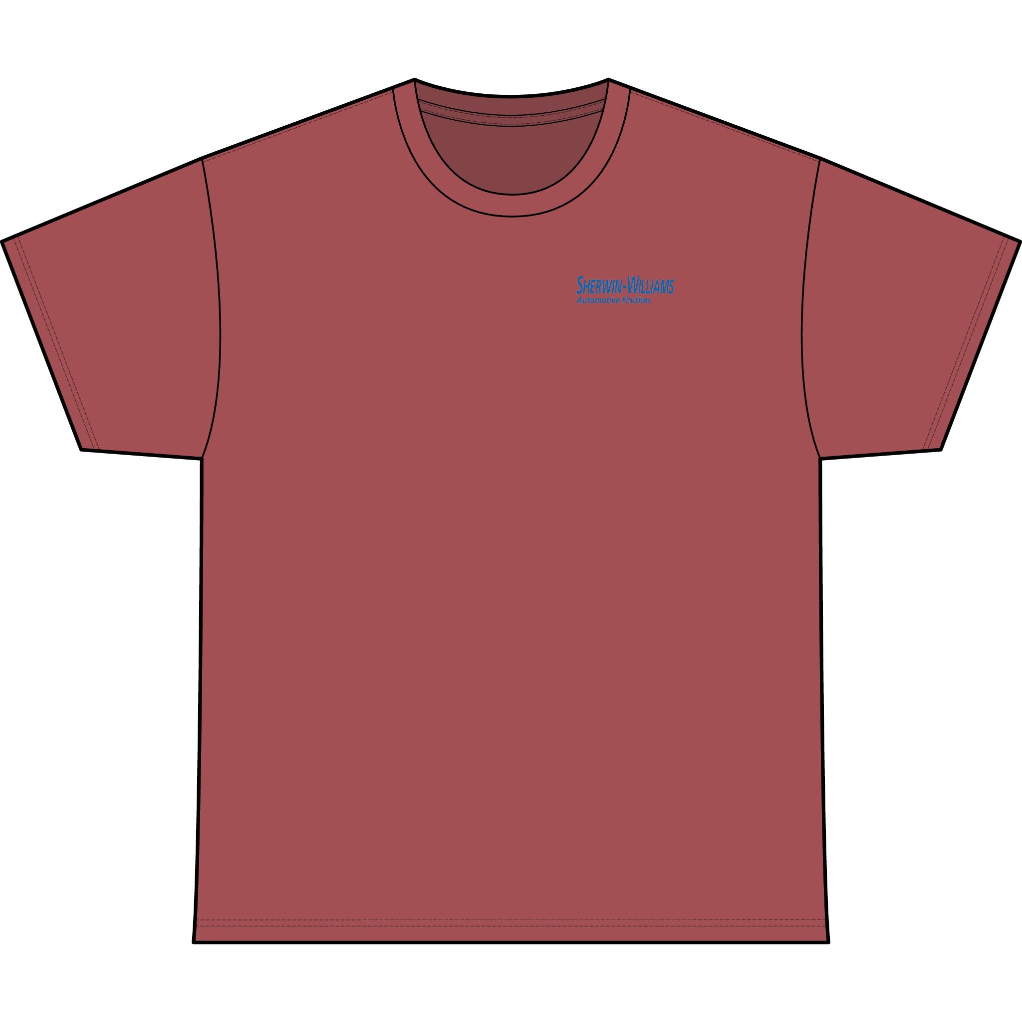 SW_Ultra 9K Logo Performance Tee — Front & Back Design - Blue Font