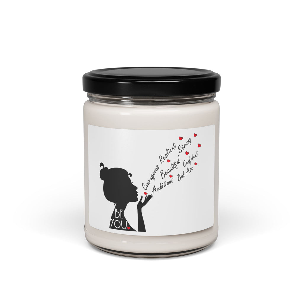 BE YOU Confident Woman Scented Soy Candle — 9oz - Silhouette Design Series