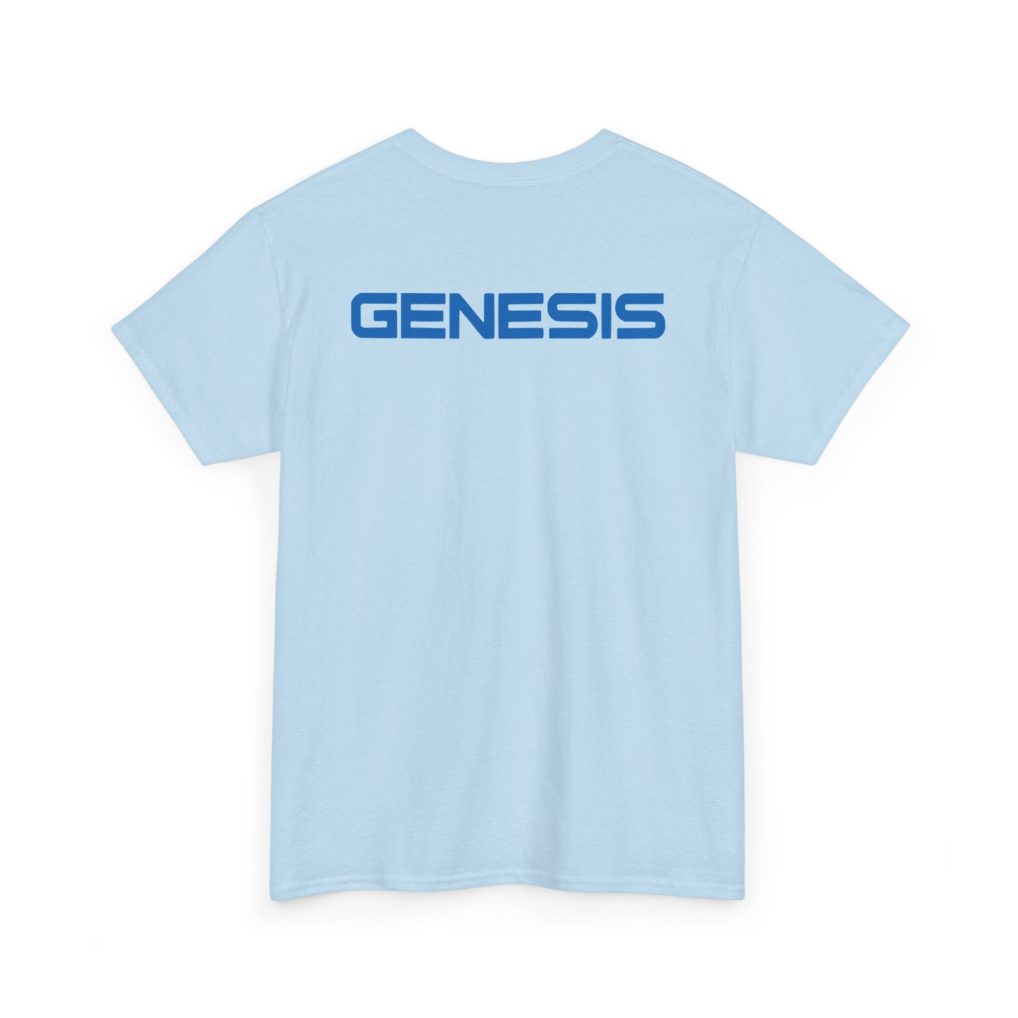 SW_Genesis Logo Tee - Front and Back Print Blue Font - 100% Cotton