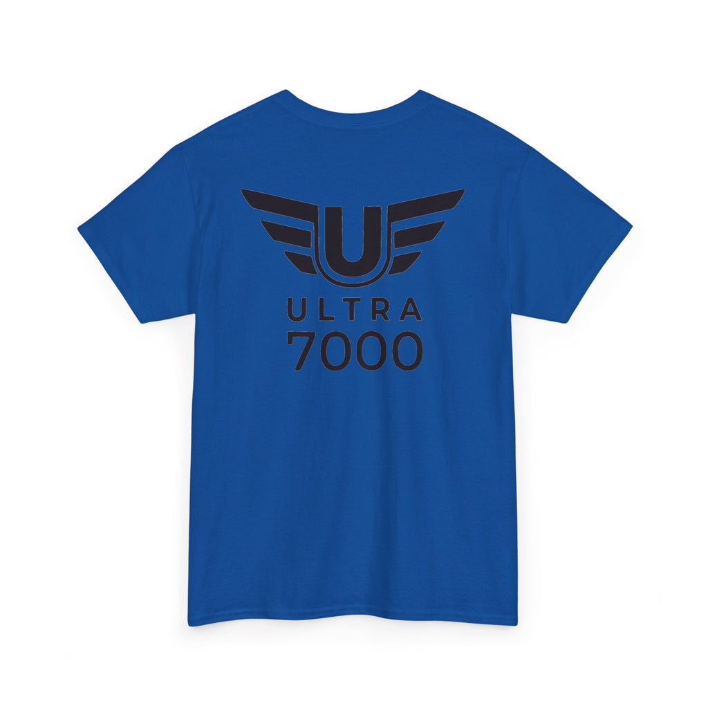 SW_Ultra 7000 Logo Tee - Front and Back Print Black Font - 100% Cotton