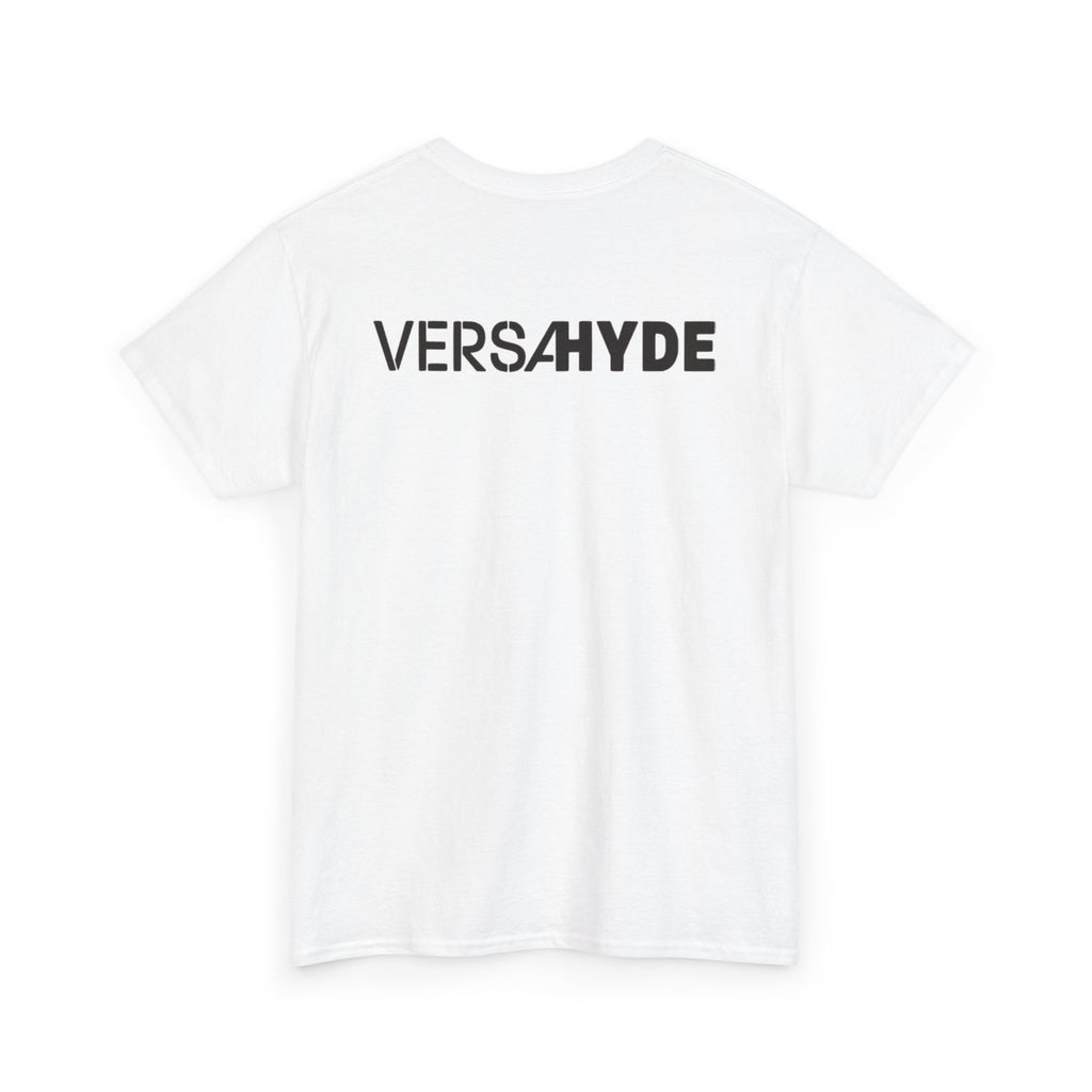 SW_VersaHyde Logo Tee - Front and Back Print Black Font - 100% Cotton
