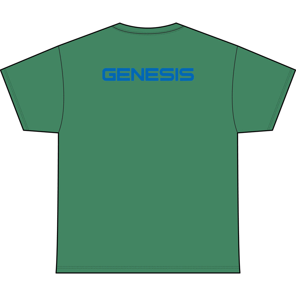 SW_Genesis Logo Performance Tee — Front & Back Design - Blue Font