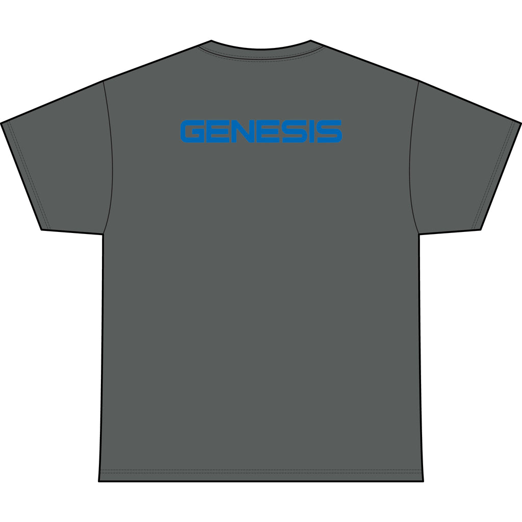 SW_Genesis Logo Performance Tee — Front & Back Design - Blue Font