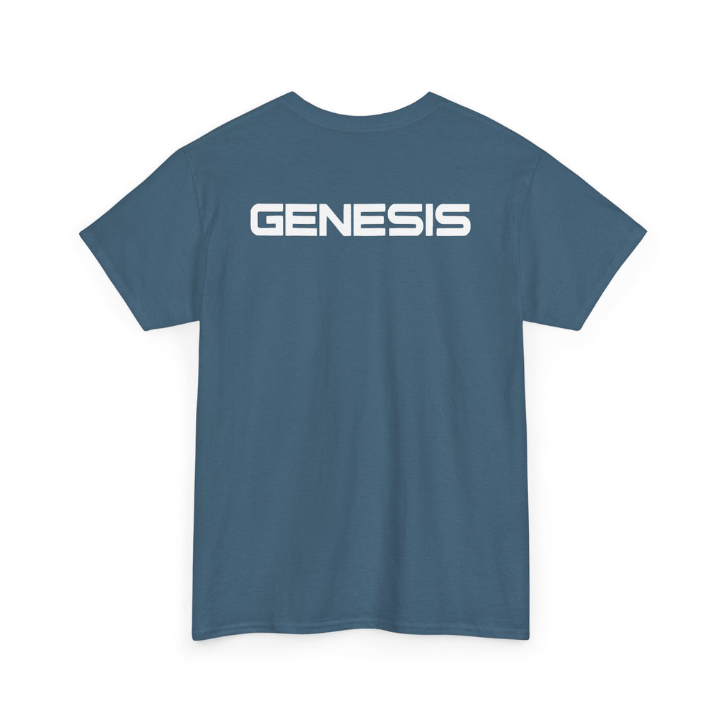 SW_Genesis Logo Tee - Front and Back Print - White Font - 100% Cotton