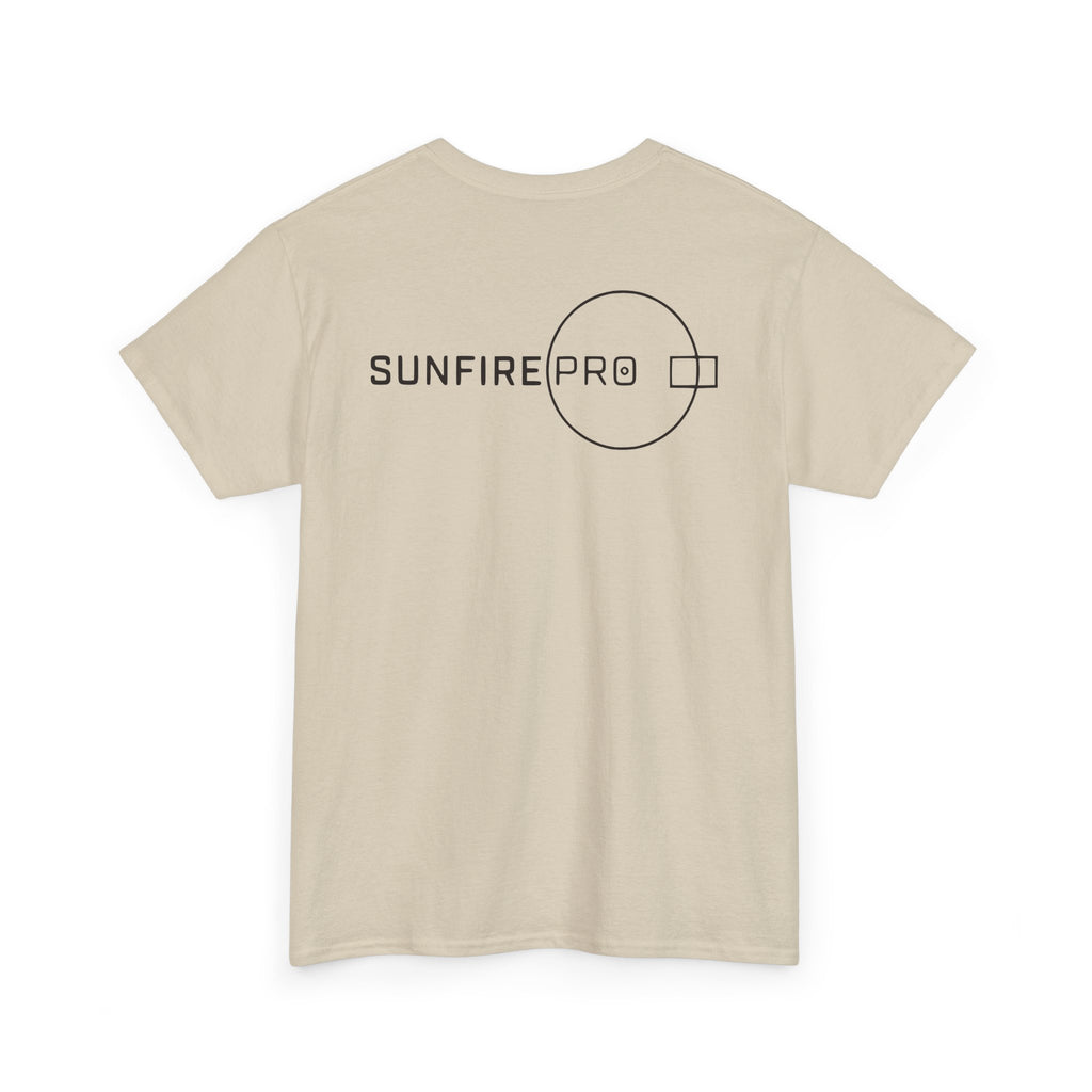 SW_SUNFIRE PRO Logo Tee - Front and Back Print Black Font - 100% Cotton