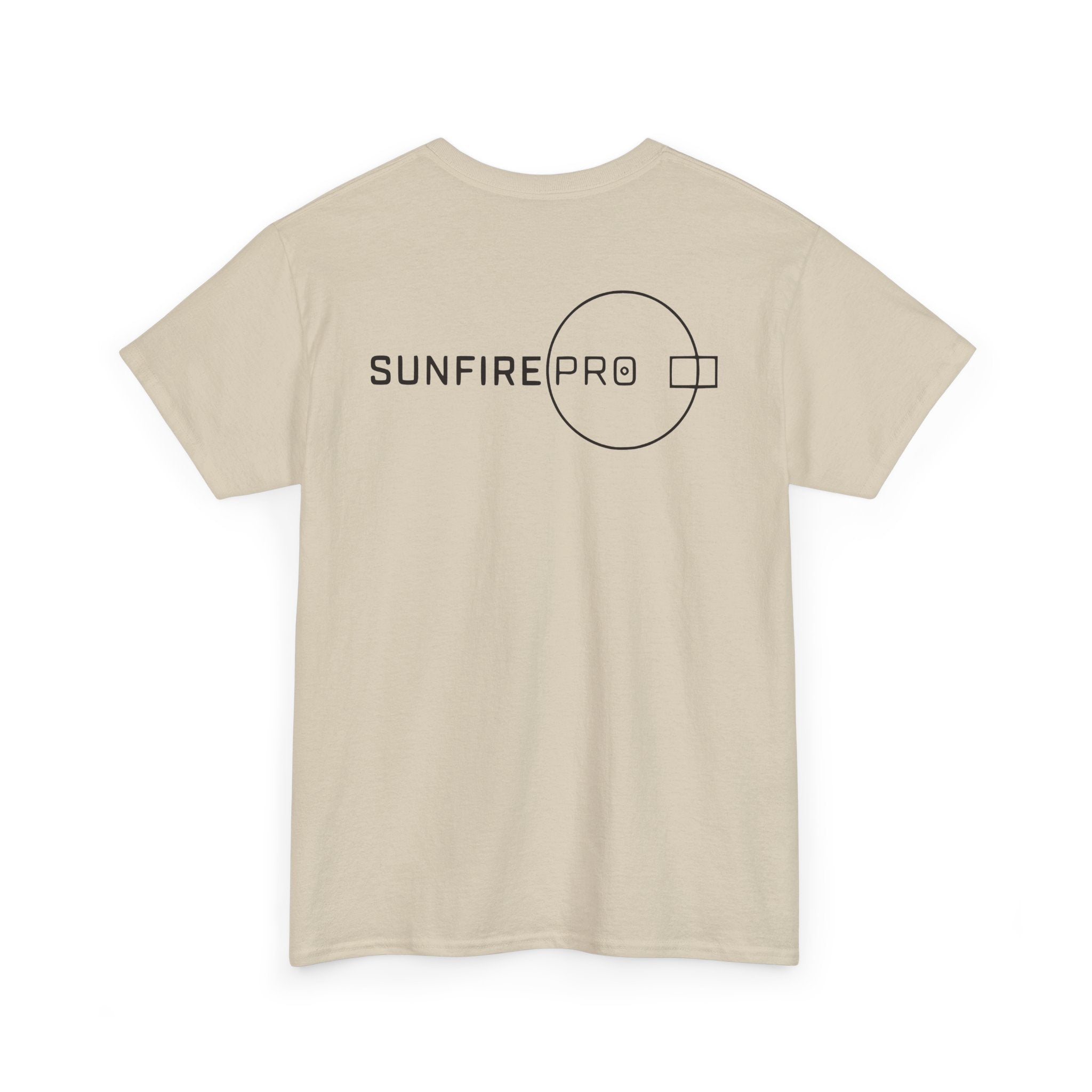 SW_SUNFIRE PRO Logo Tee - Front and Back Print Black Font - 100% Cotton