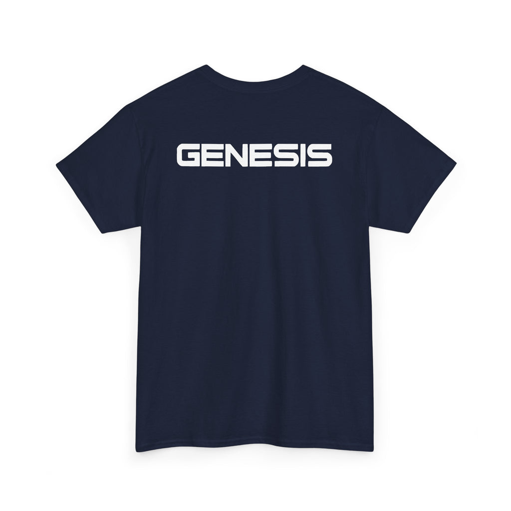 SW_Genesis Logo Tee - Front and Back Print - White Font - 100% Cotton