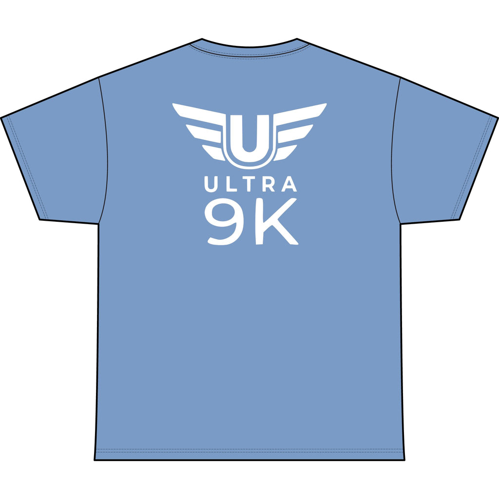 SW_Ultra 9K Logo Performance Tee — Front & Back Design White Font