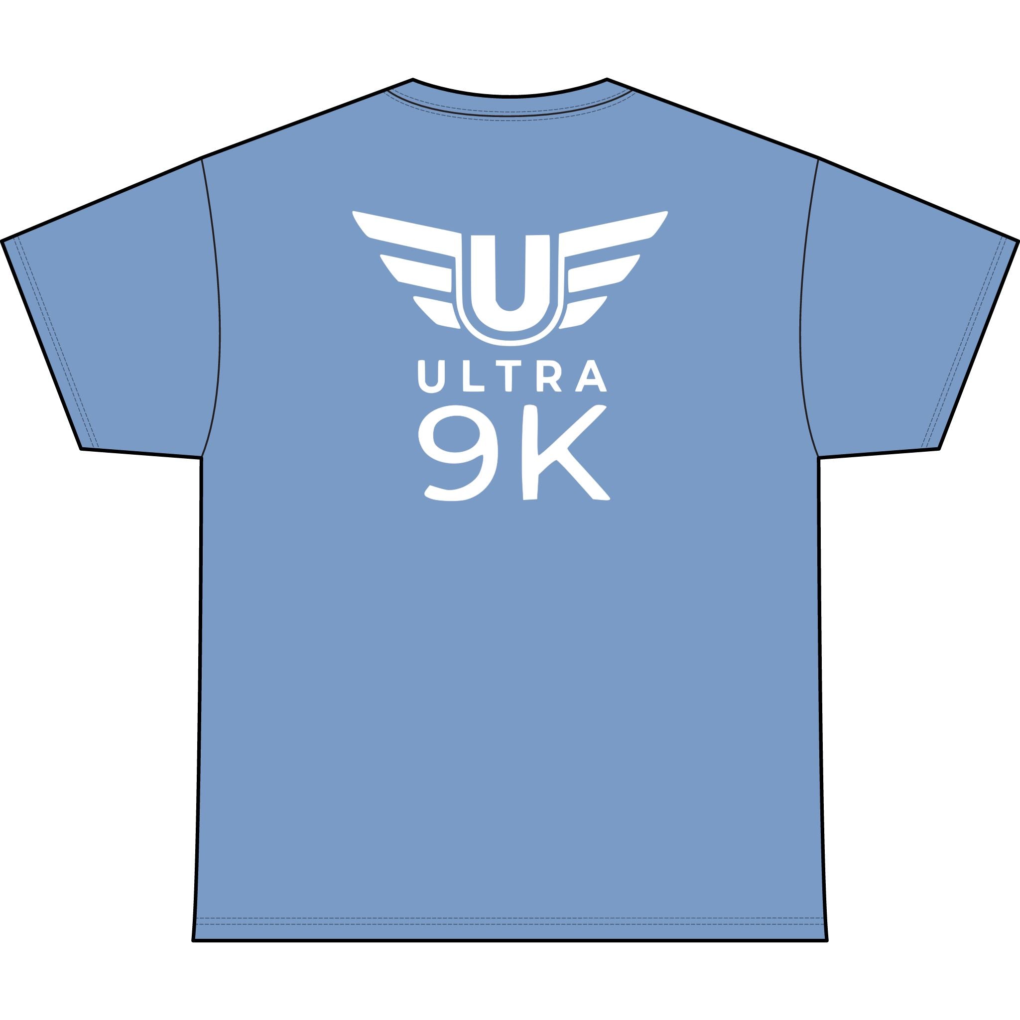 SW_Ultra 9K Logo Performance Tee — Front & Back Design White Font