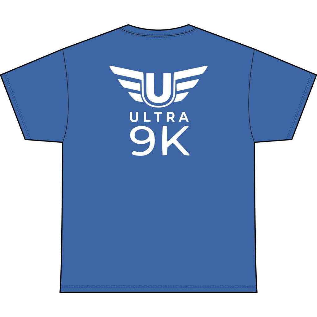 SW_Ultra 9K Logo Performance Tee — Front & Back Design White Font