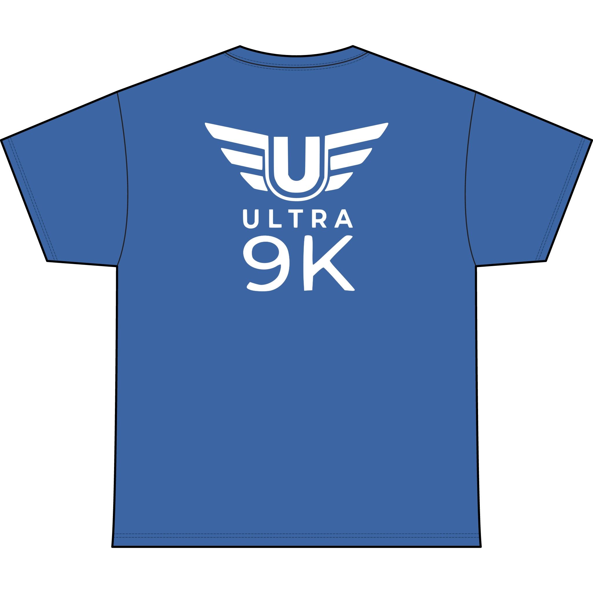 SW_Ultra 9K Logo Performance Tee — Front & Back Design White Font