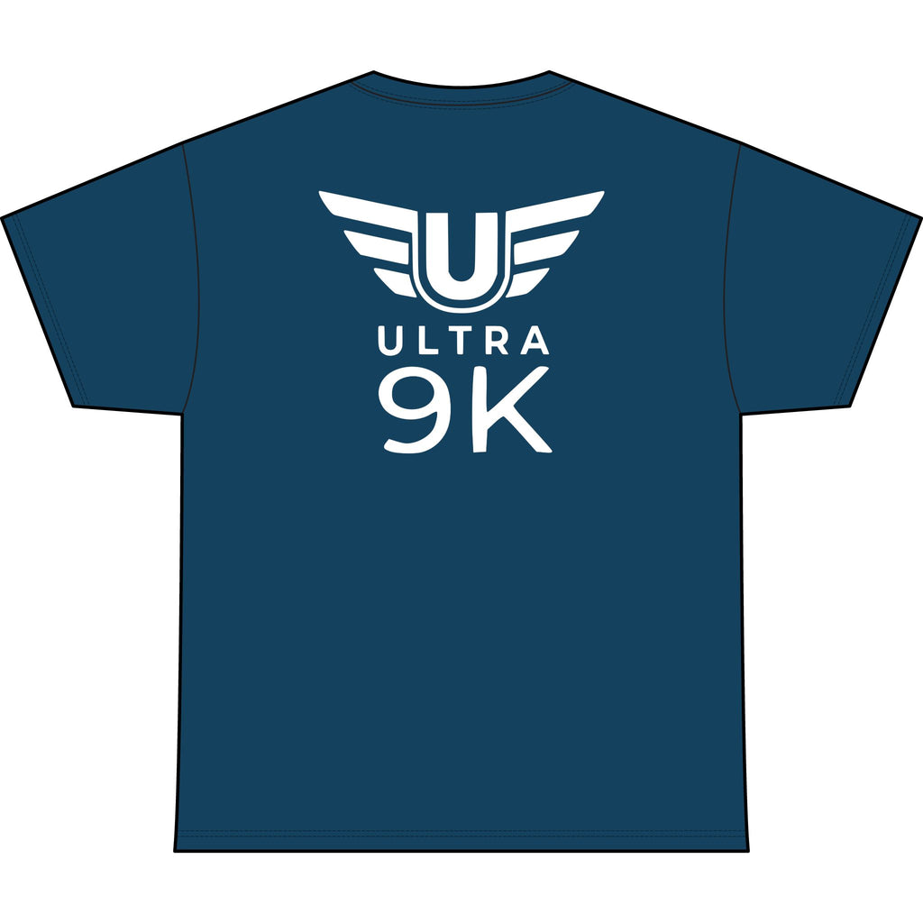 SW_Ultra 9K Logo Performance Tee — Front & Back Design White Font