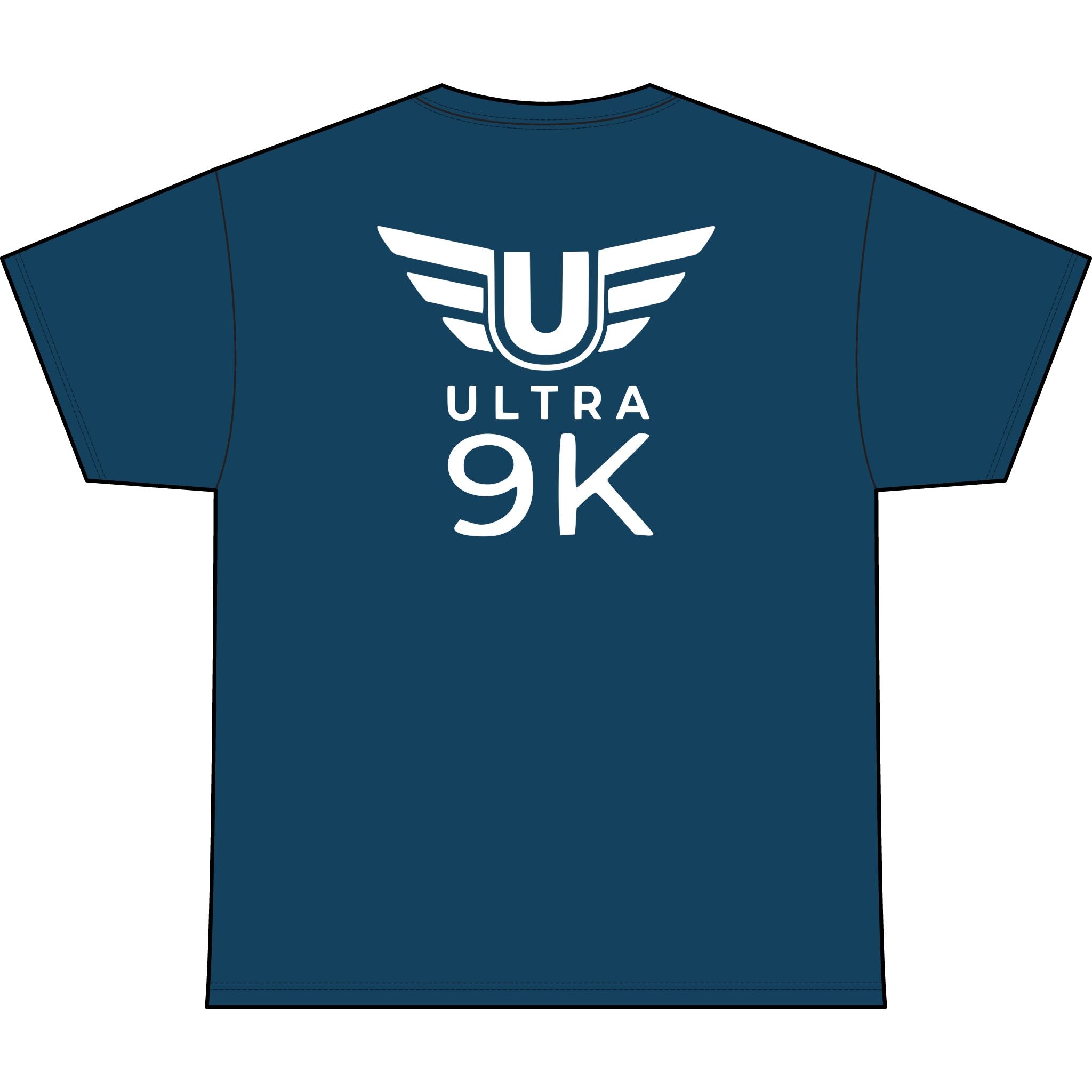 SW_Ultra 9K Logo Performance Tee — Front & Back Design White Font