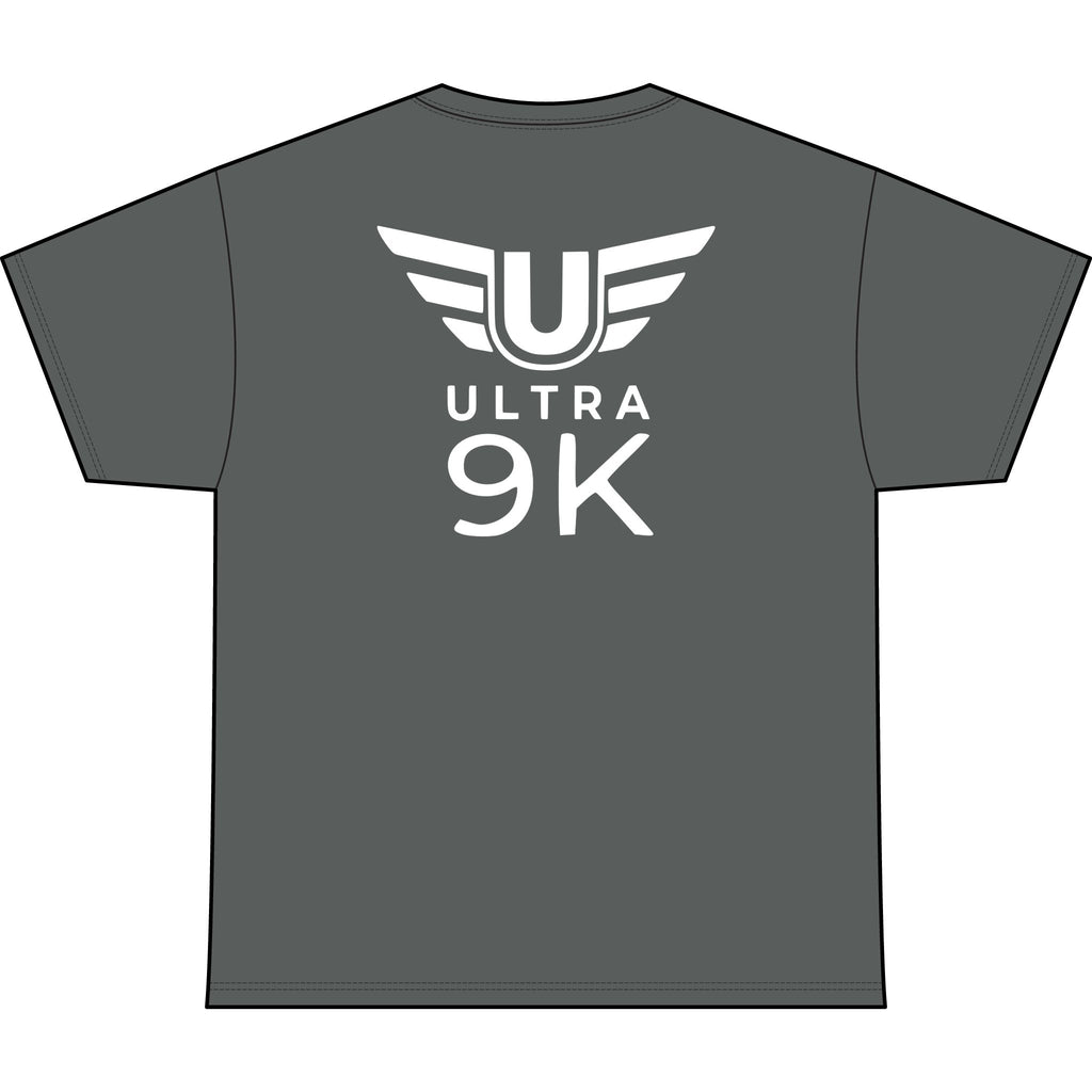 SW_Ultra 9K Logo Performance Tee — Front & Back Design White Font