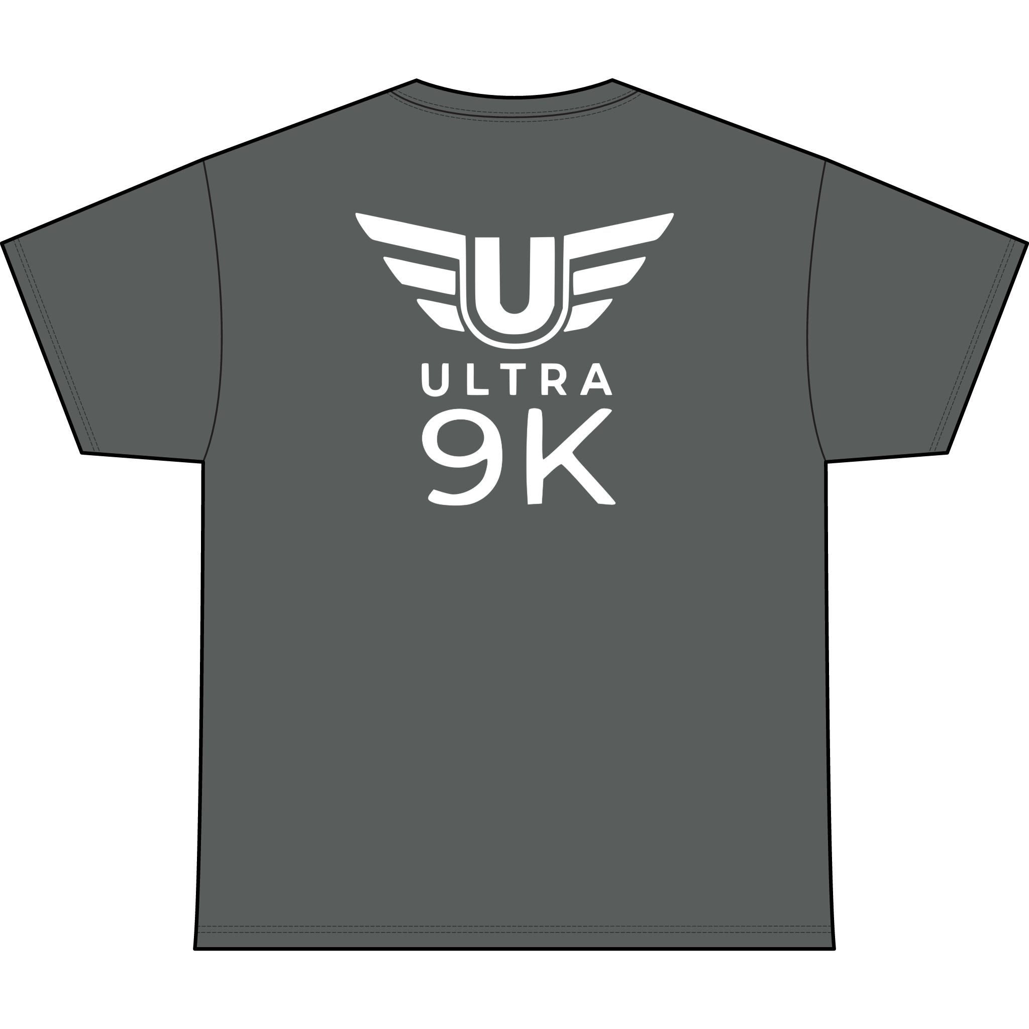 SW_Ultra 9K Logo Performance Tee — Front & Back Design White Font