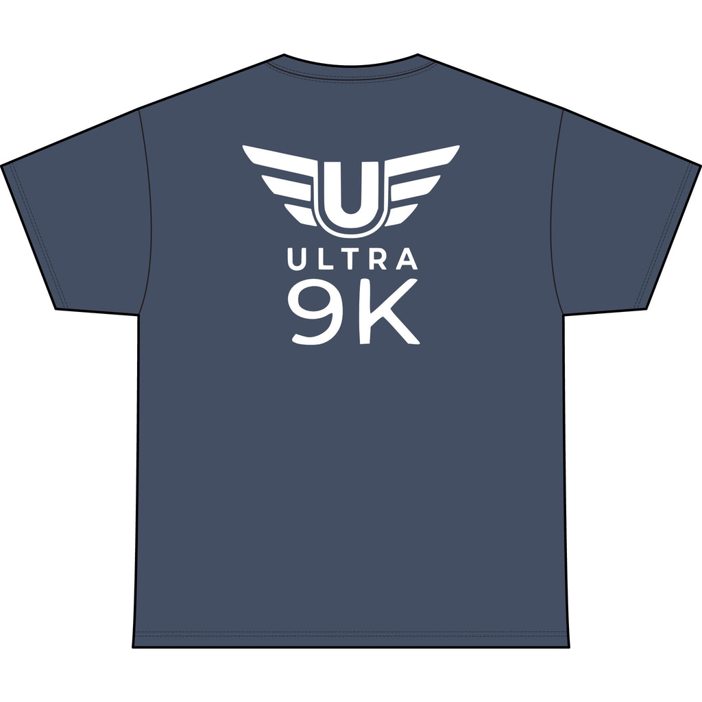 SW_Ultra 9K Logo Performance Tee — Front & Back Design White Font