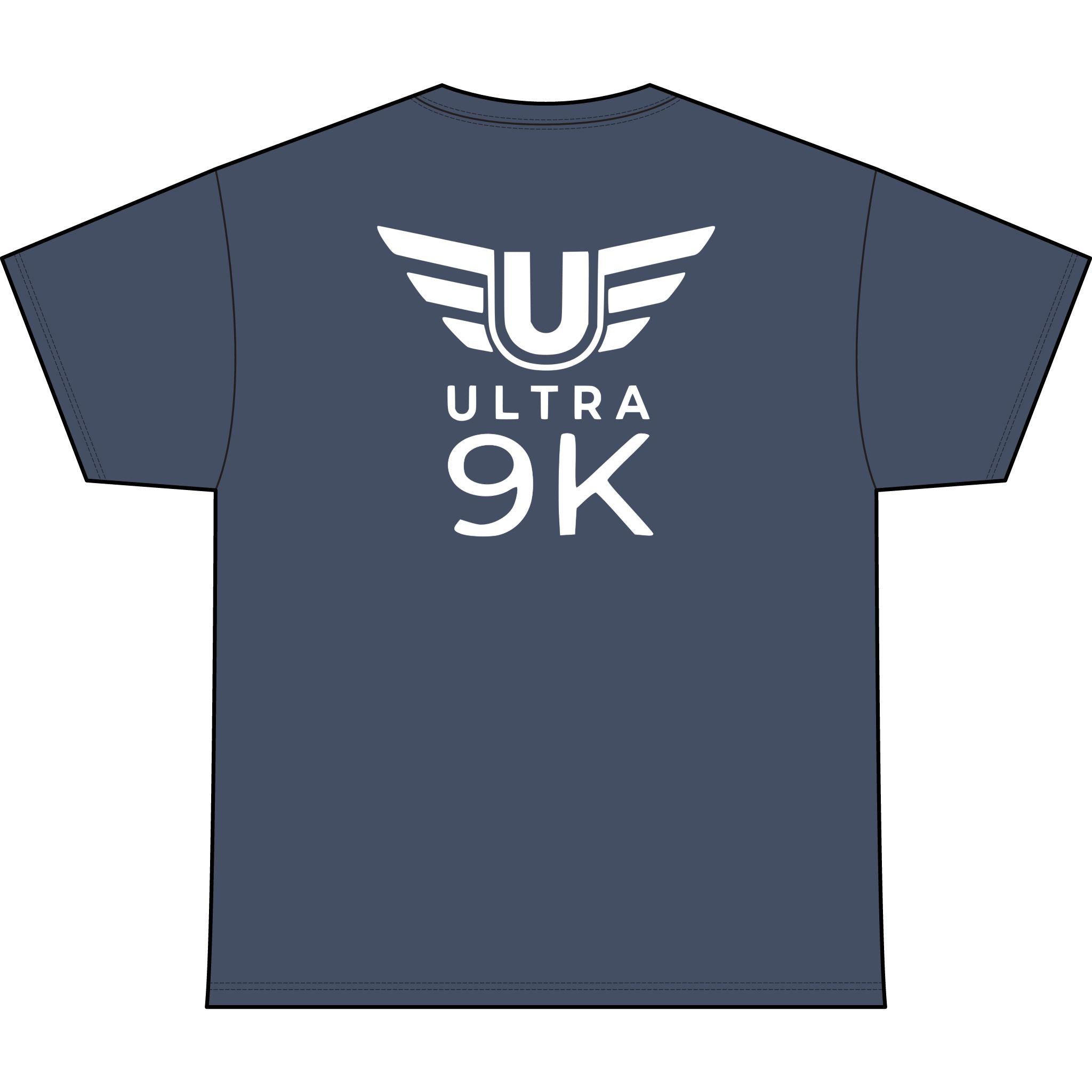 SW_Ultra 9K Logo Performance Tee — Front & Back Design White Font