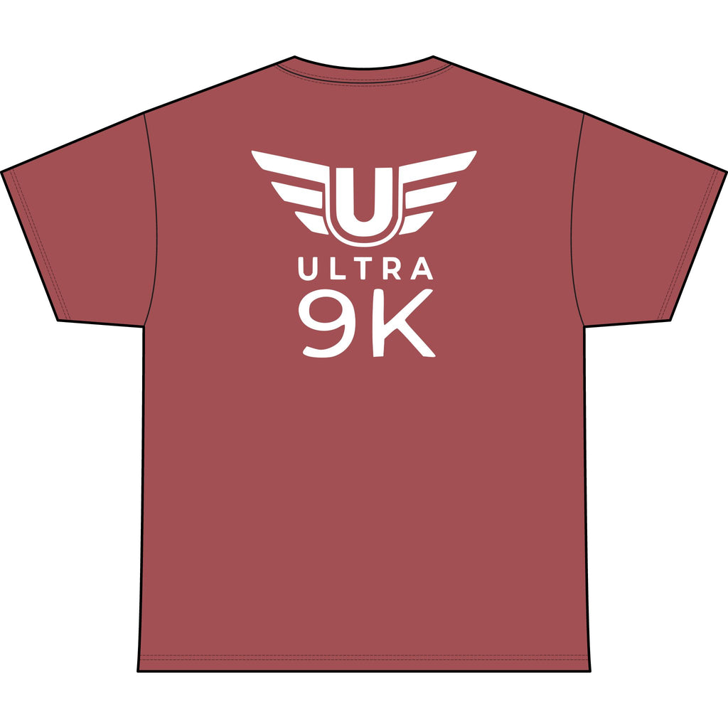 SW_Ultra 9K Logo Performance Tee — Front & Back Design White Font