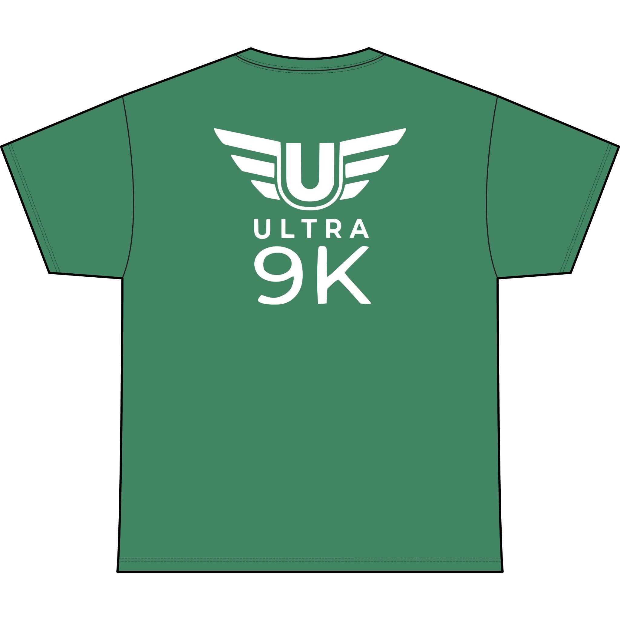 SW_Ultra 9K Logo Performance Tee — Front & Back Design White Font