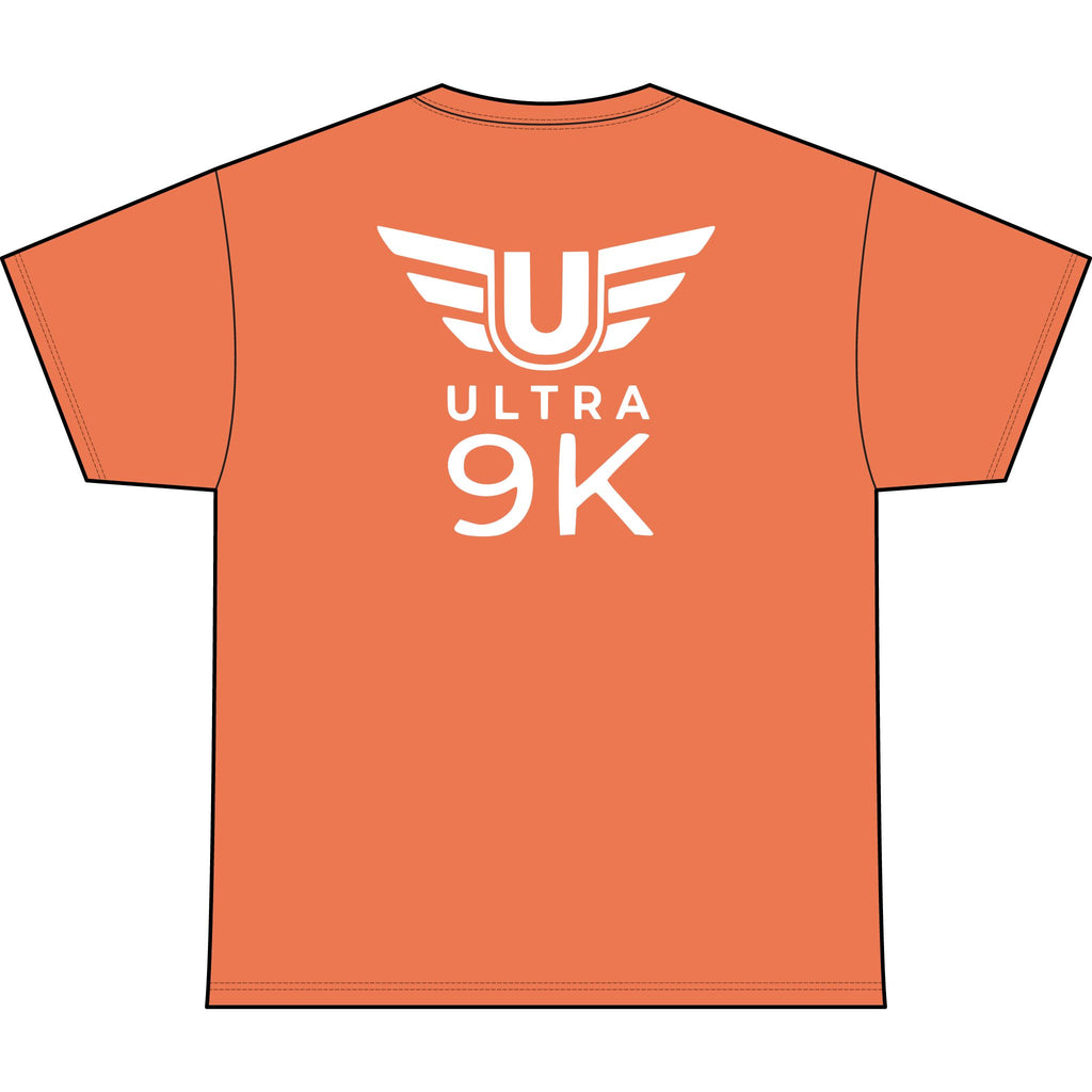 SW_Ultra 9K Logo Performance Tee — Front & Back Design White Font
