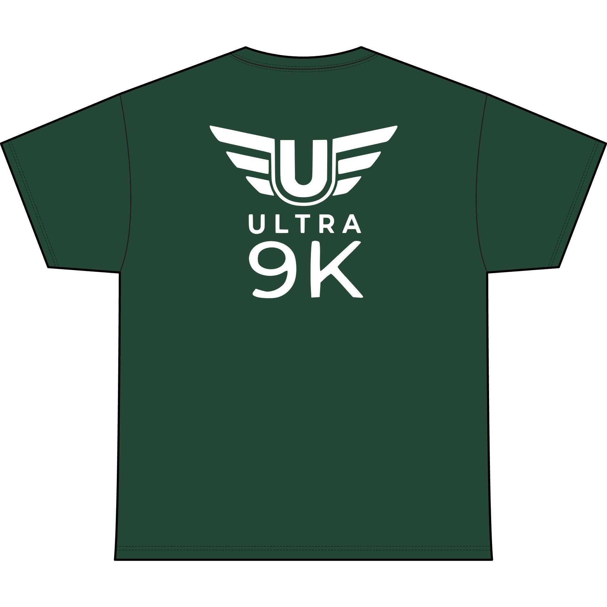 SW_Ultra 9K Logo Performance Tee — Front & Back Design White Font