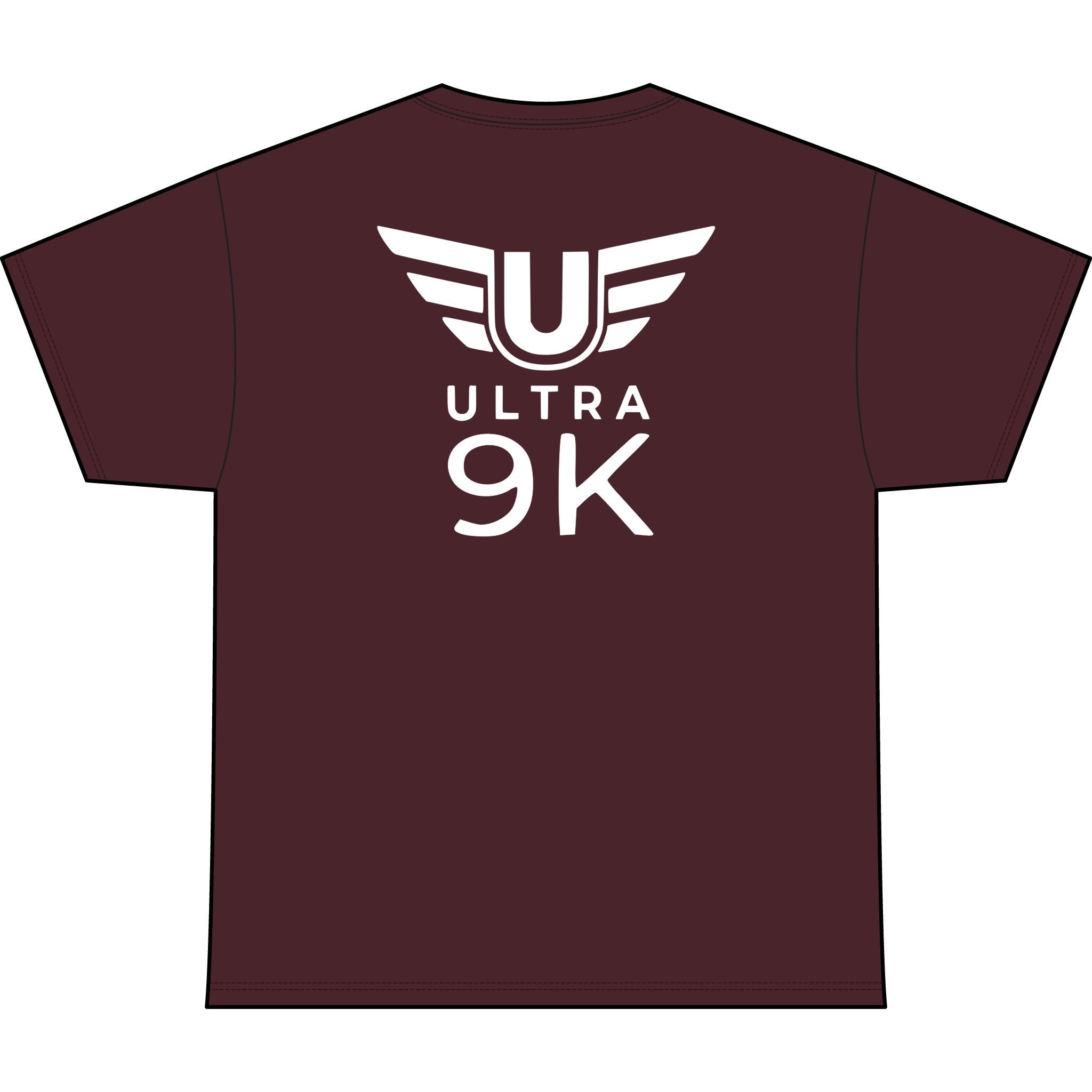SW_Ultra 9K Logo Performance Tee — Front & Back Design White Font