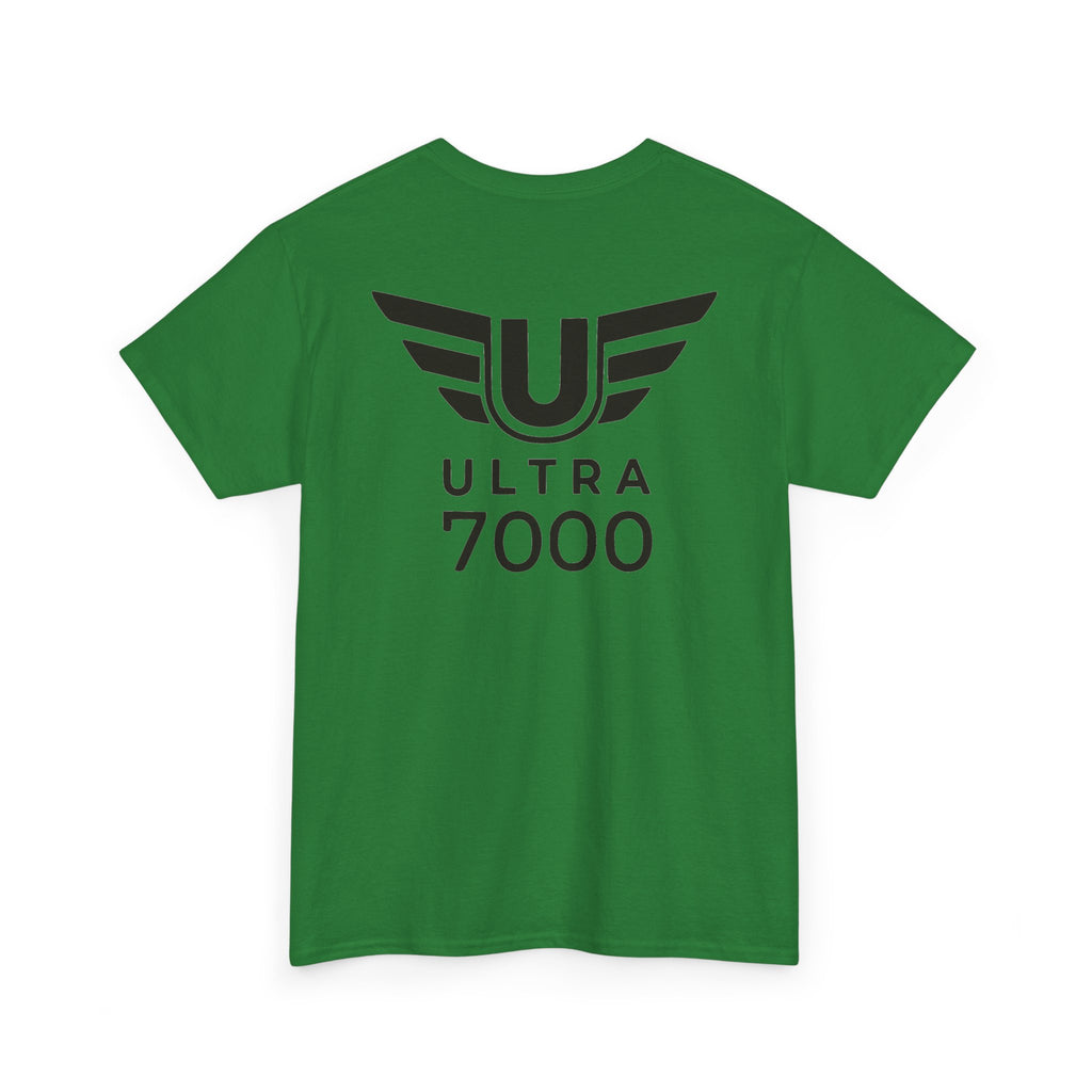 SW_Ultra 7000 Logo Tee - Front and Back Print Black Font - 100% Cotton