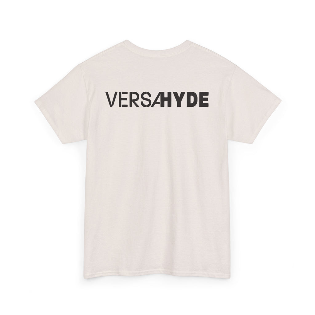 SW_VersaHyde Logo Tee - Front and Back Print Black Font - 100% Cotton