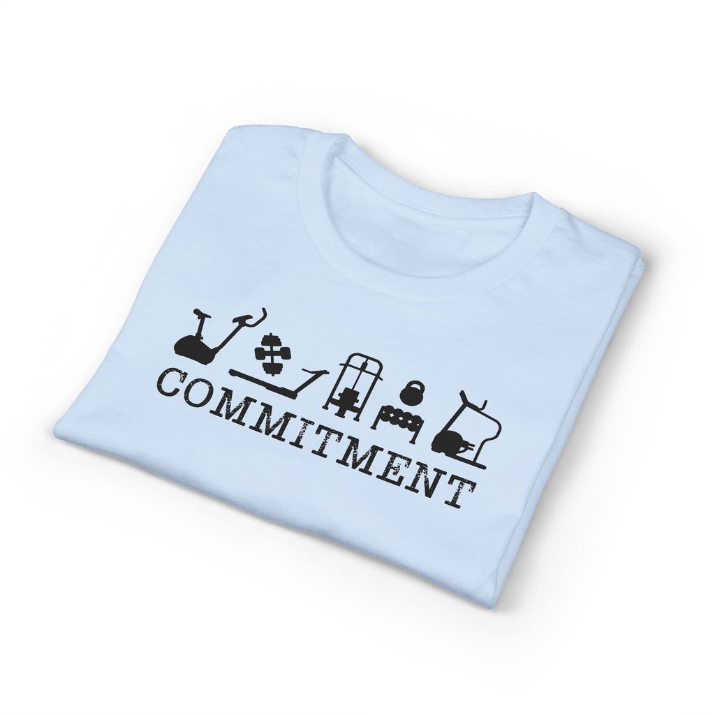New You! Healthy you! Fit you! Commitment to Exercise Unisex Cotton T-shirt, Fitness Tee, Workout Shirt, Gym Top, Healthy Lifestyle Apparel